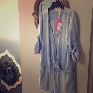 Chelsea & Violet denim romper L